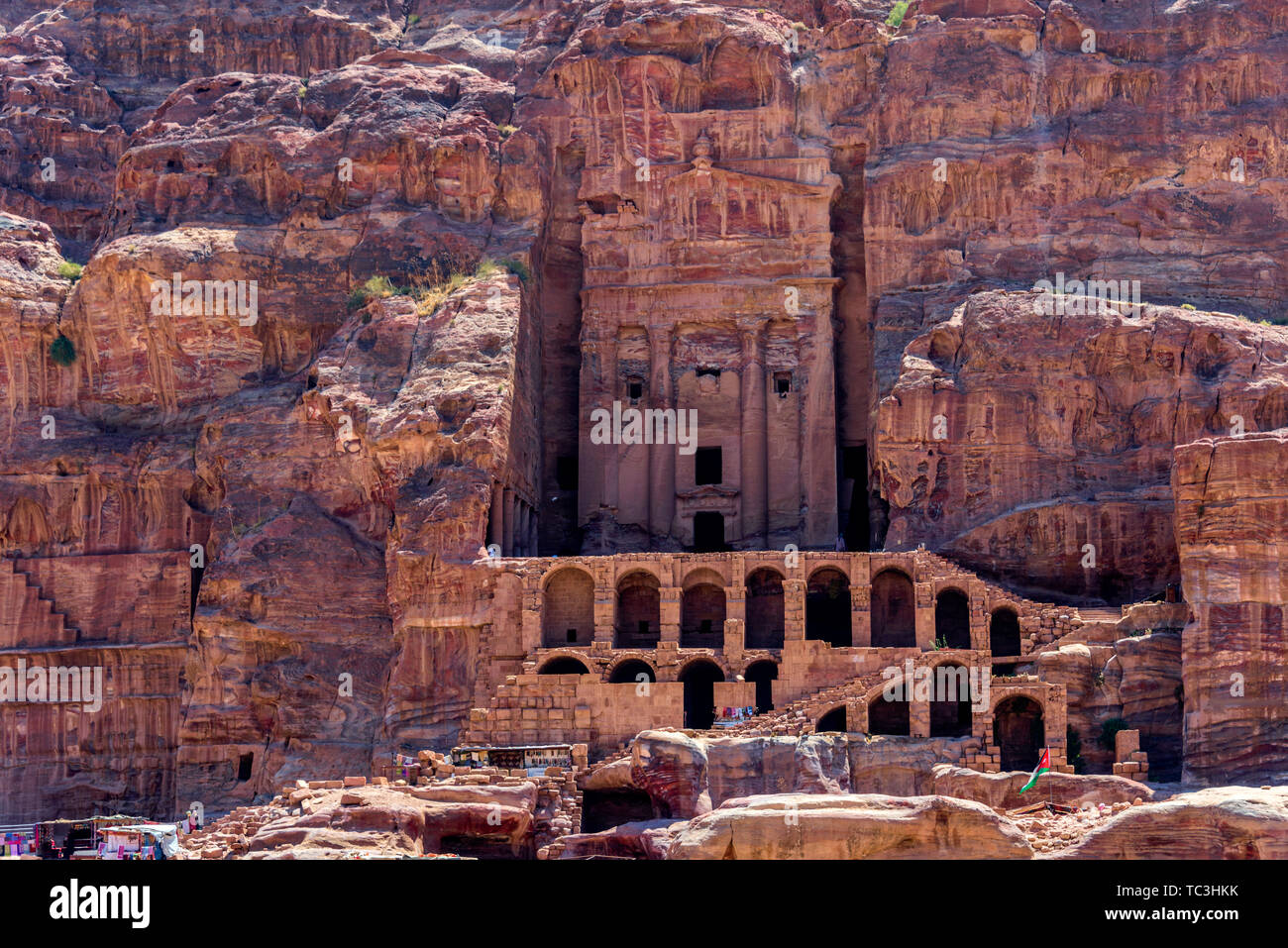 Site of the ancient city of Petra, Jordan Stock Photo - Alamy