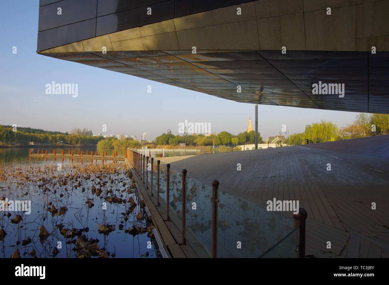 Architecture Of Xi'an World Expo Park, Shaanxi Province Stock Photo - Alamy