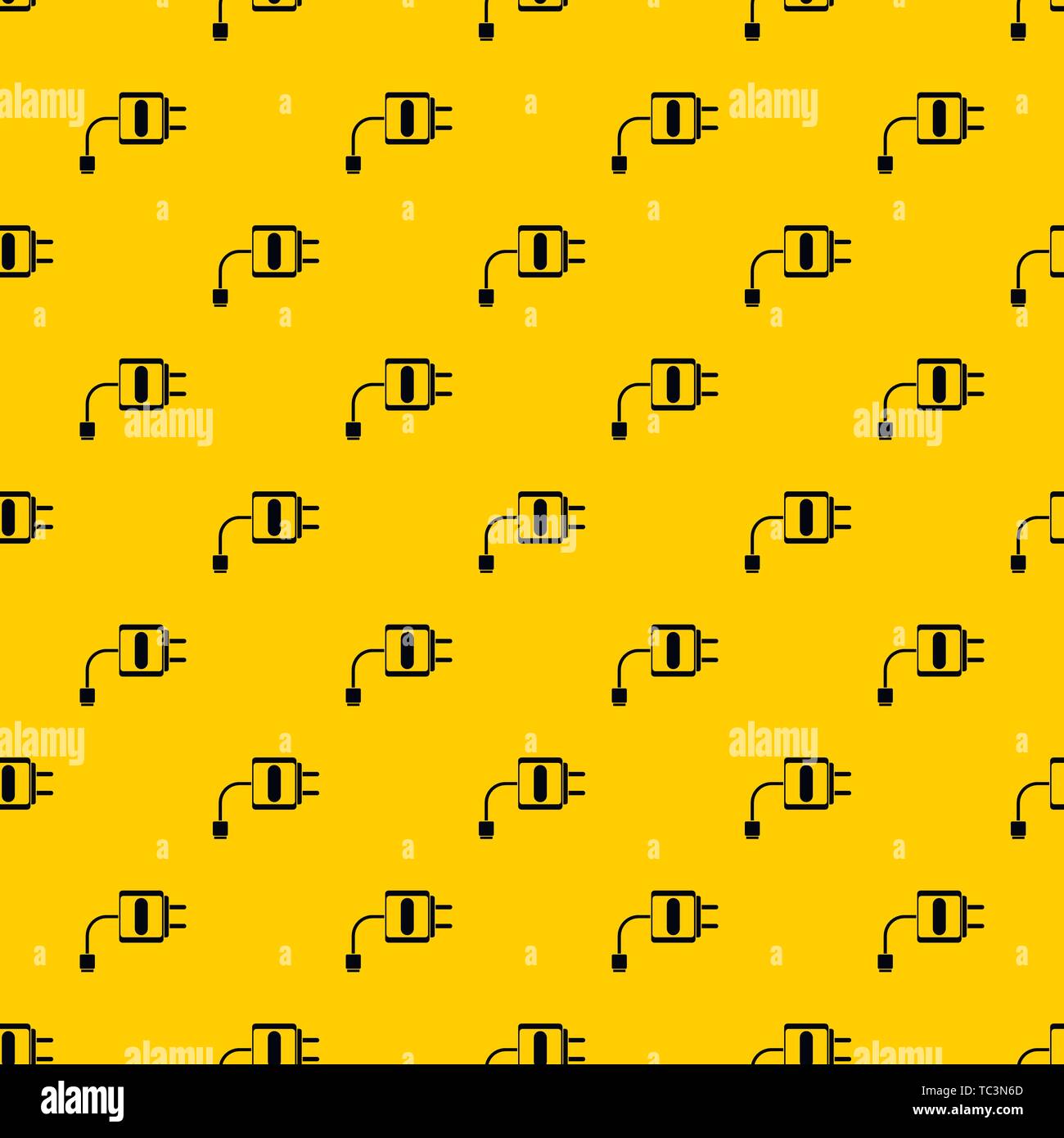 Mini charger pattern vector Stock Vector