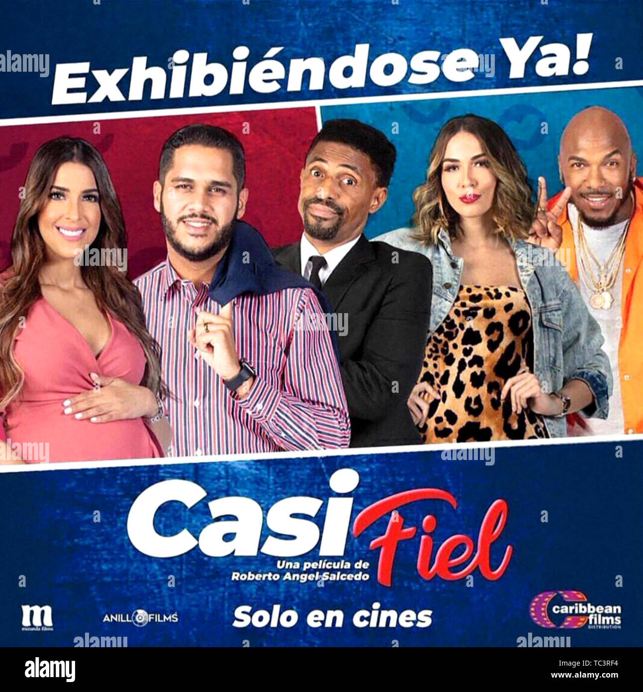 CASI FIEL, Dominican poster, Dalisa Alegria (left), Juan Carlos ...