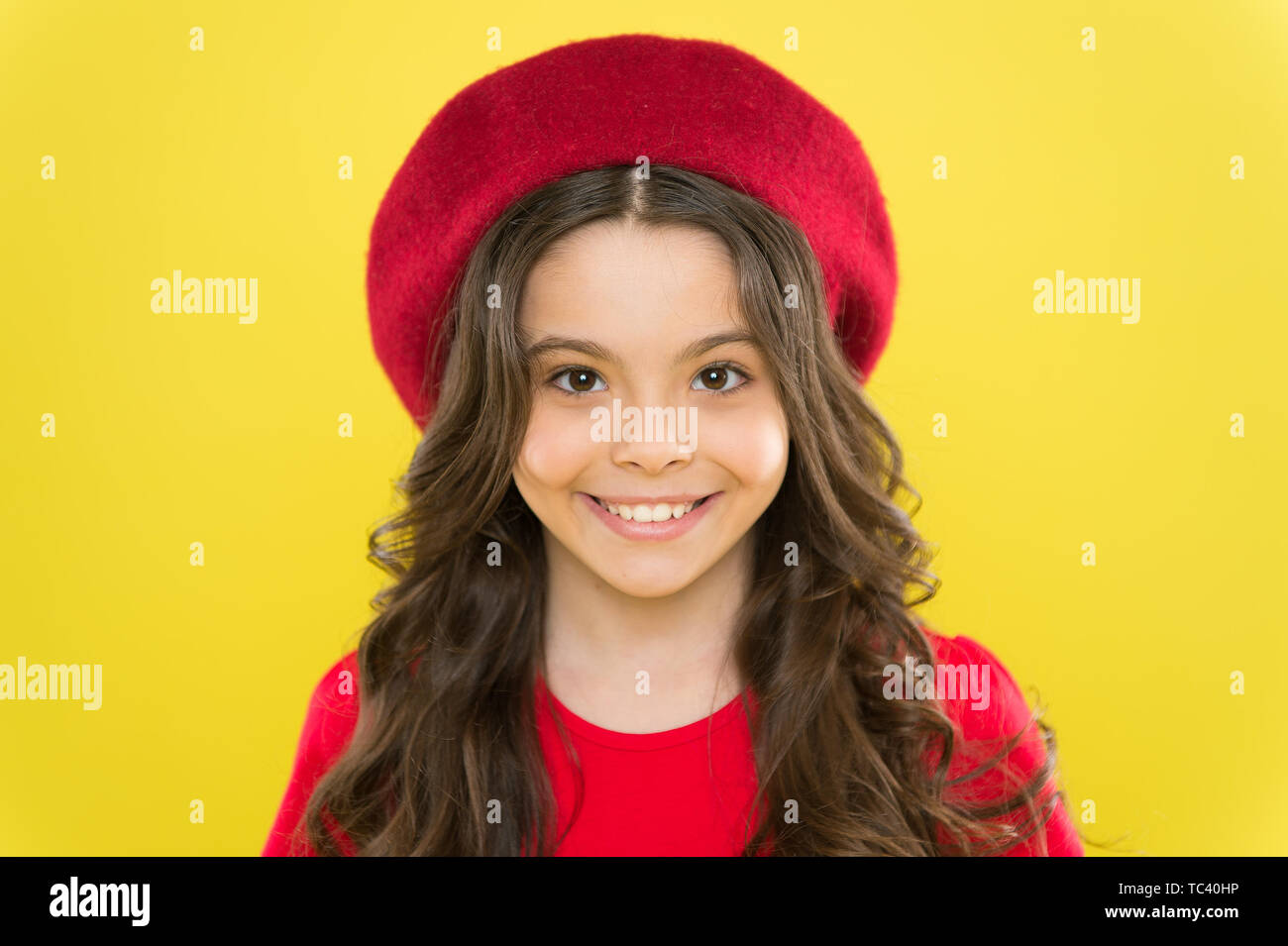 Perfect Curls Kid Cute Face With Adorable Curly Hairstyle