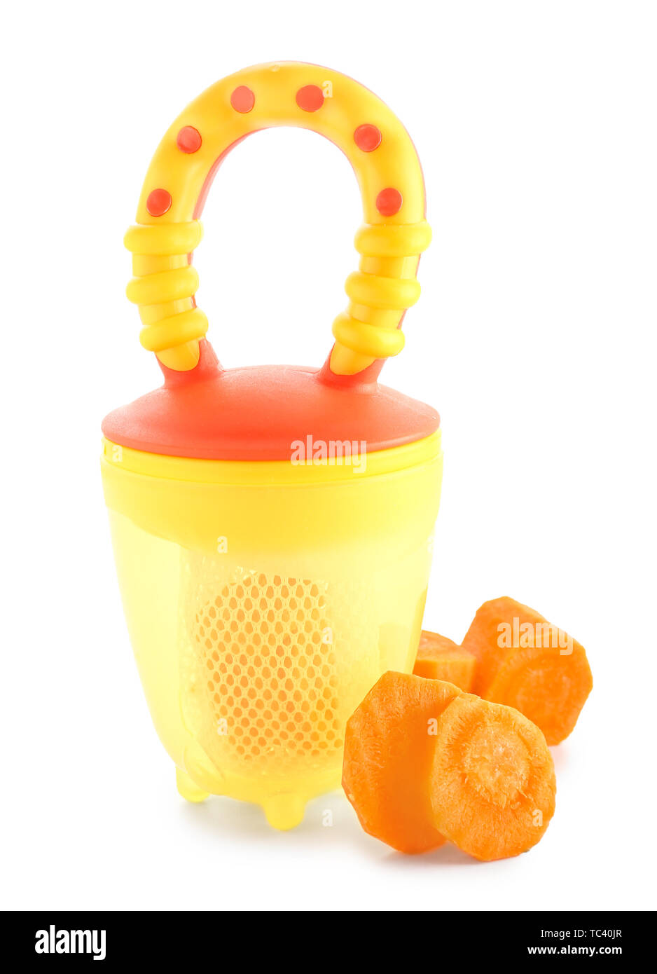 Baby nibbler on white background Stock Photo Alamy