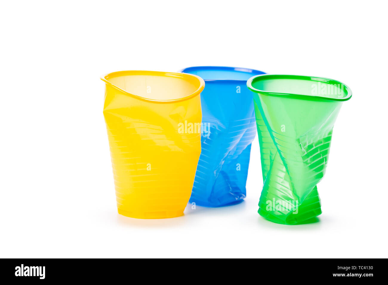 Recyclable plastic cups Cut Out Stock Images & Pictures - Alamy