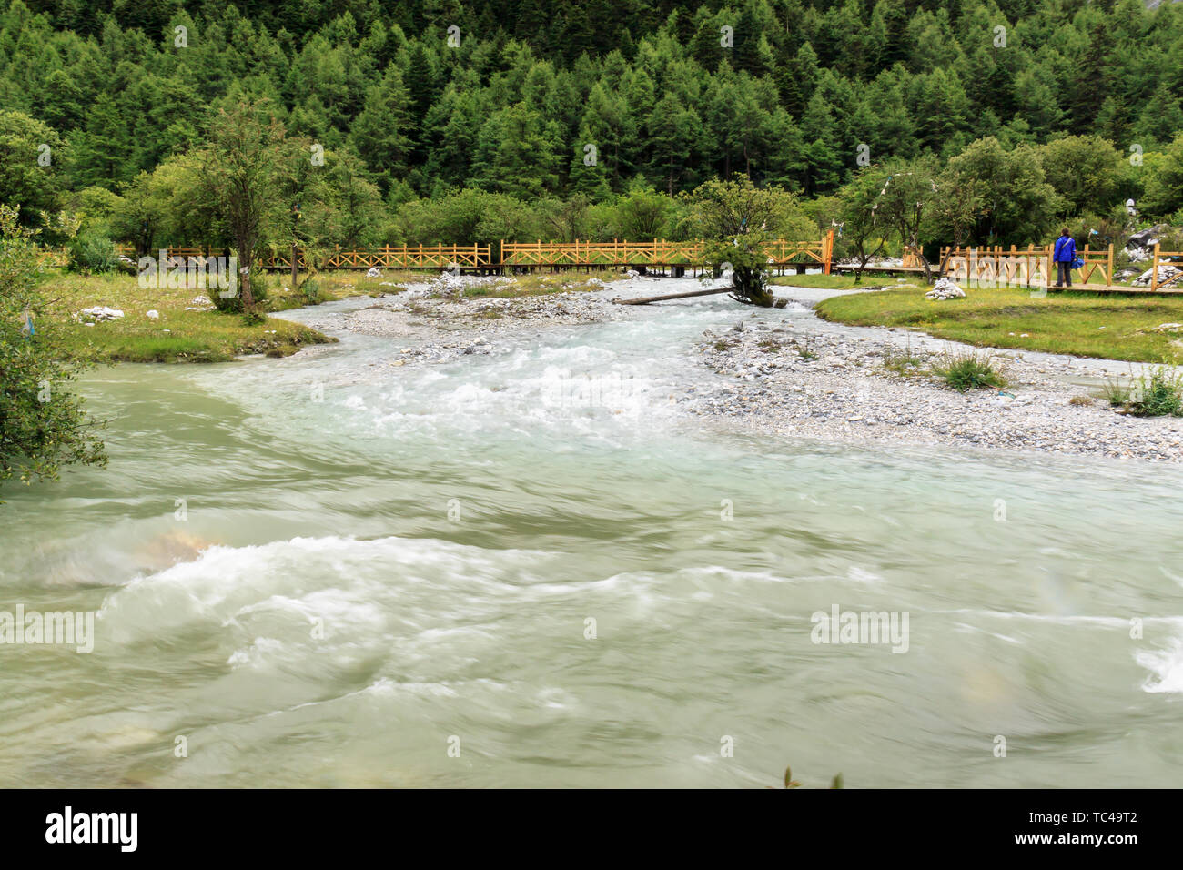 A mountain stream. A stream Stock Photo - Alamy