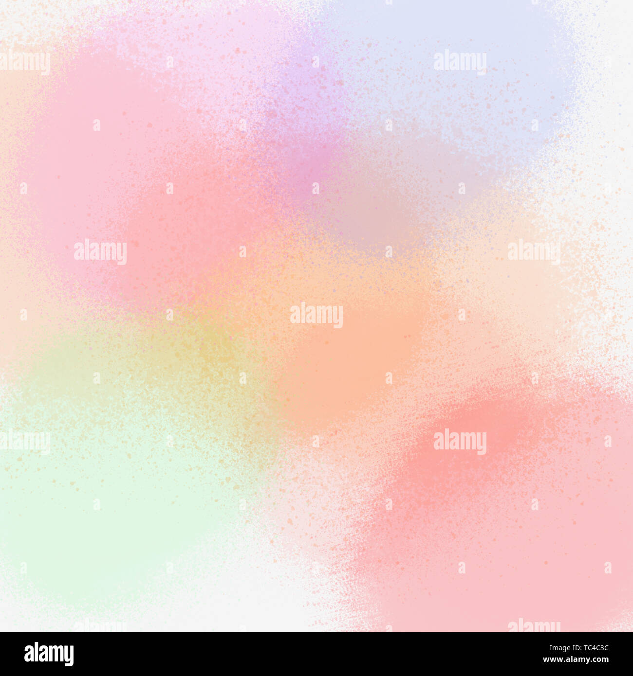 Pastel color spray paint pink blots on white background Stock Photo Alamy