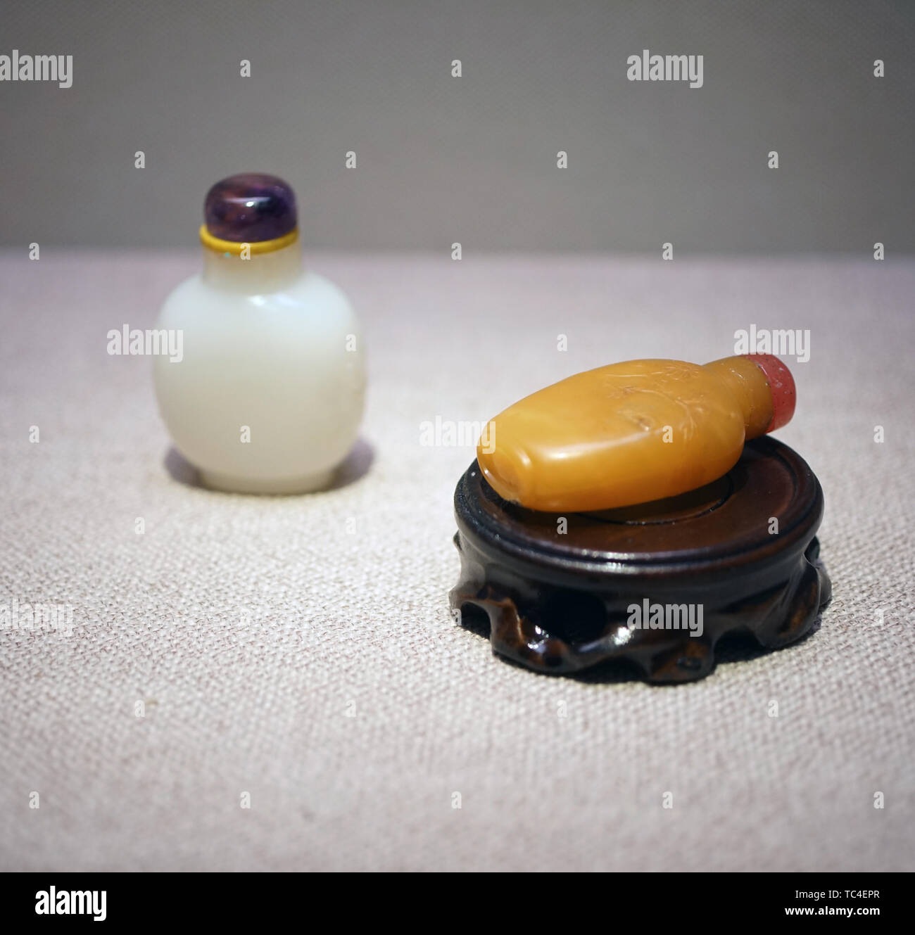Ming and Qing snuff bottles Stock Photo