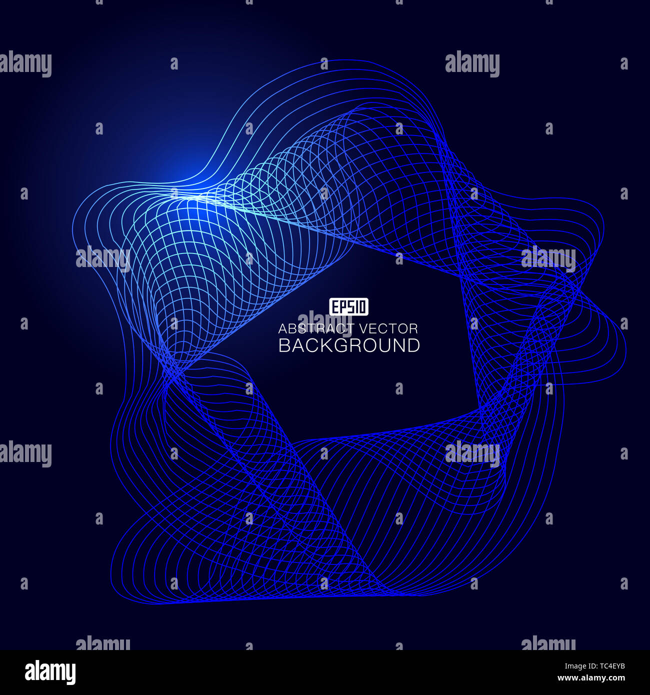 Abstract vector background of color gradient wavy line Stock Photo - Alamy