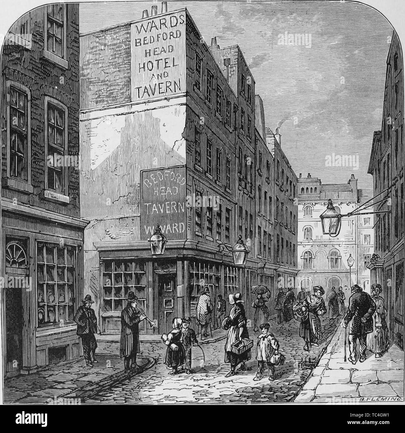 Crowded london street 1800s Black and White Stock Photos & Images - Alamy
