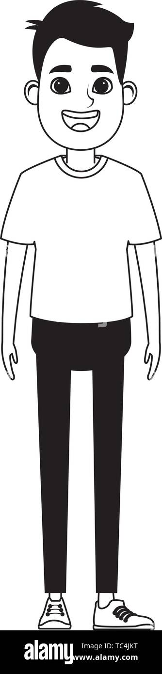young man avatar cartoon character Stock Vector Image & Art - Alamy