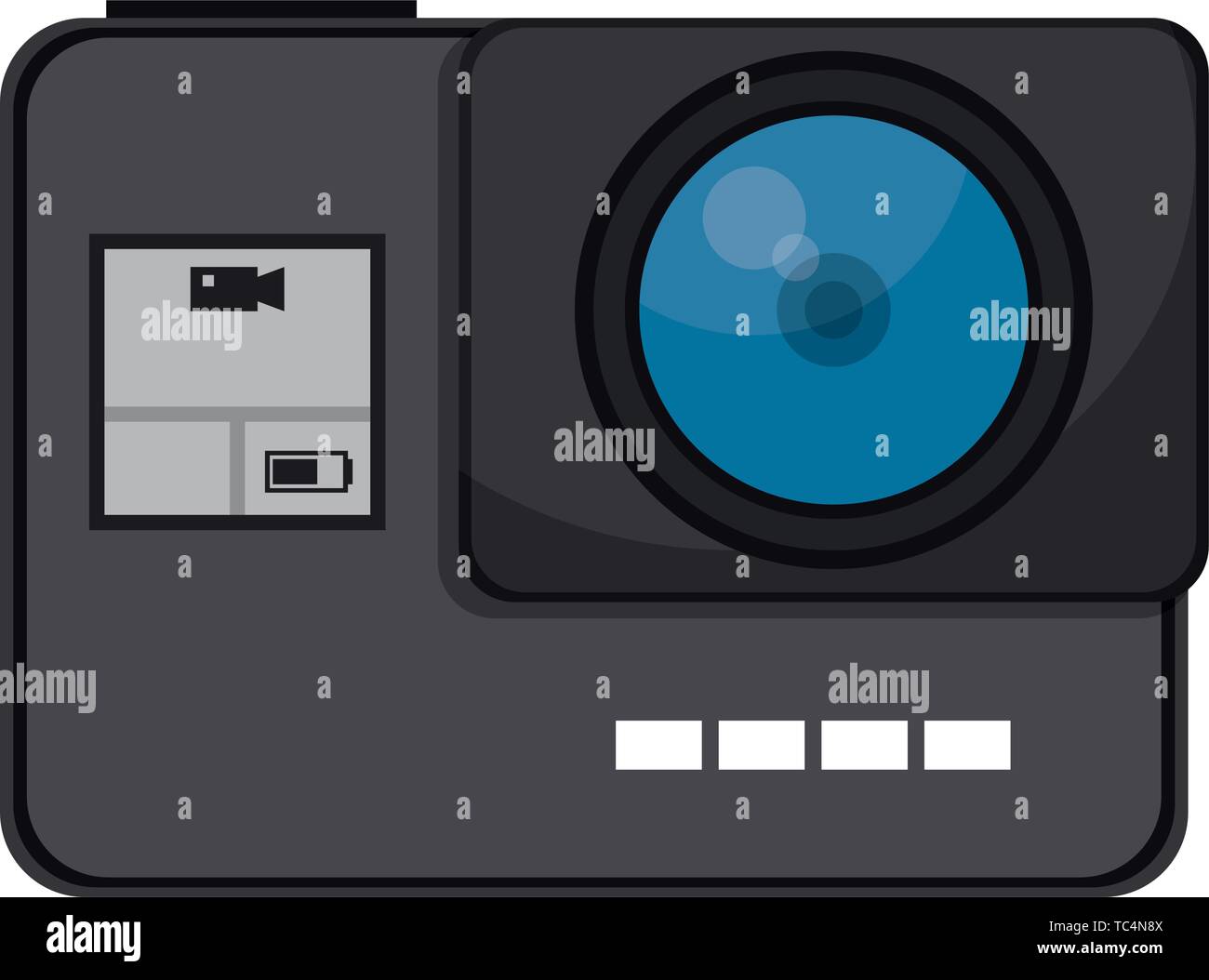 Vintage photographic camera symbol isolated Stock Vector Image & Art ...