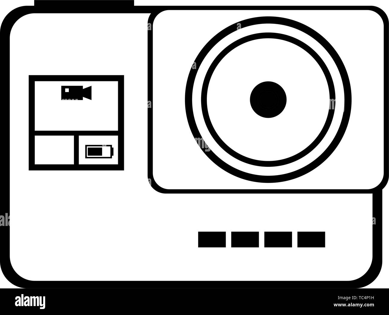 Vintage photographic camera symbol isolated Stock Vector Image & Art ...