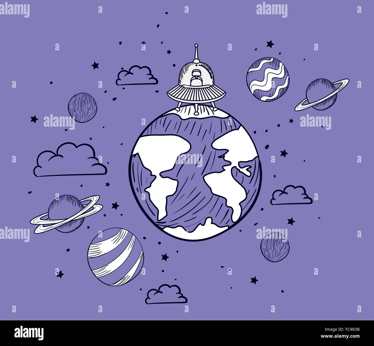 Fake Space System.drawing Space Planet Drawing