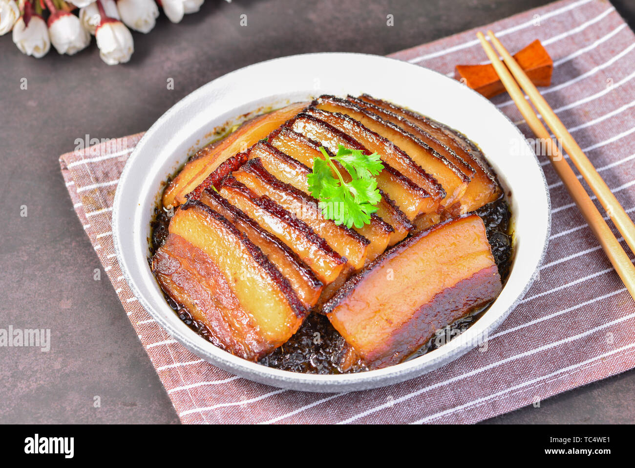 Button Meat Sichuan cuisine buttoned meat HD picture Stock Photo - Alamy