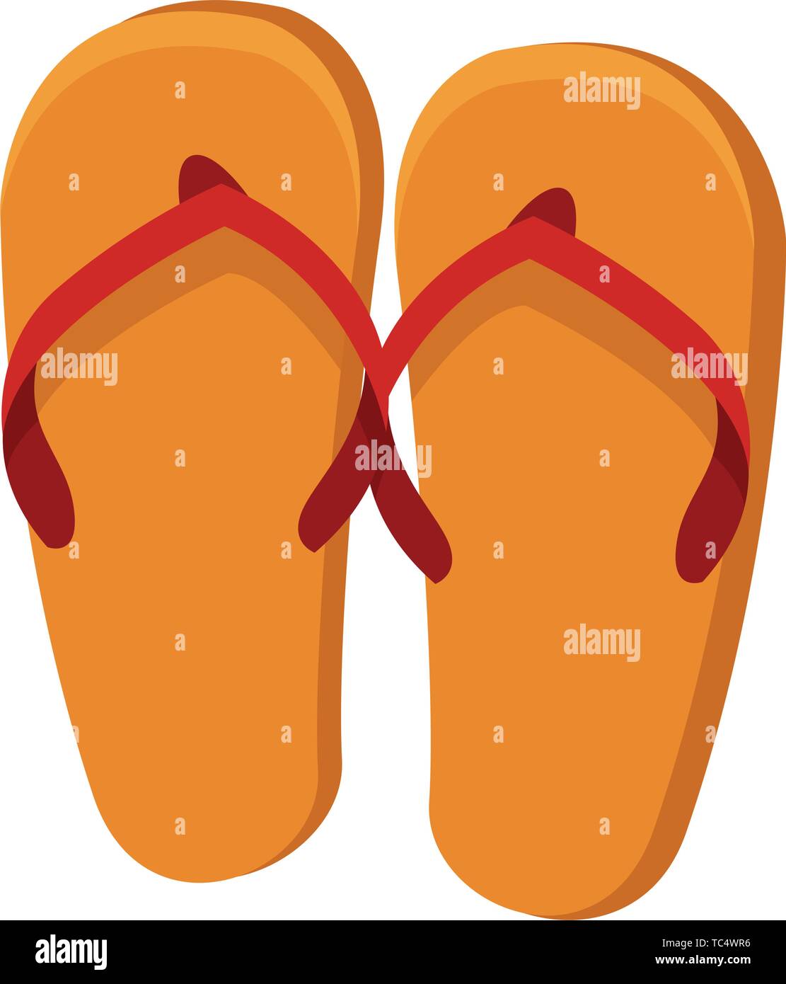 Flip flops sandals footwear cartoon Stock Vector Image & Art - Alamy