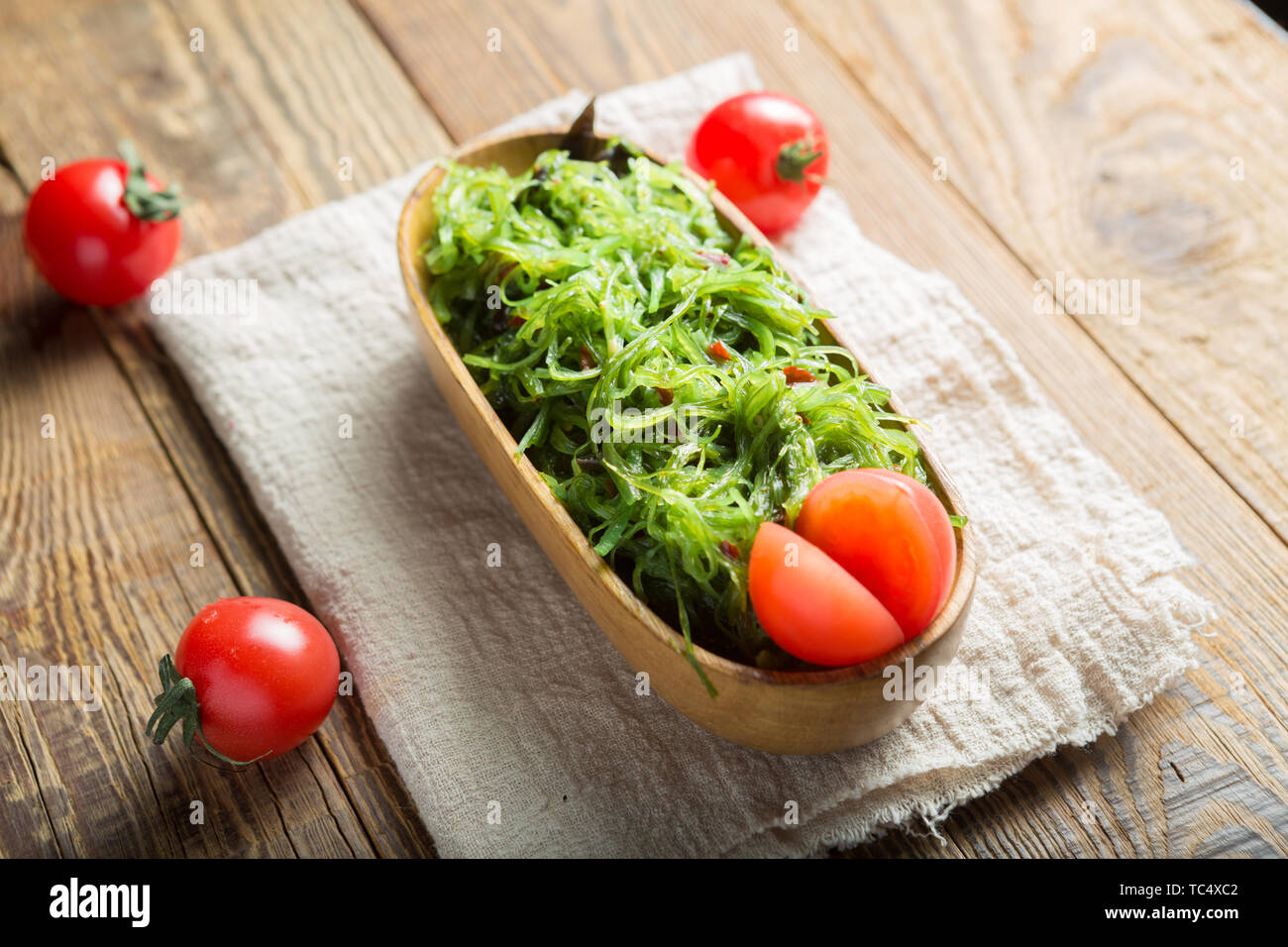 Healthy food cold cold chinese seagrass chinese seagrass japanese