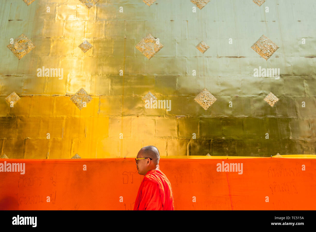 Wat Phra Singh Woramahavikarn Buddhist Temple Chiang Mai Thailand Stock Photo