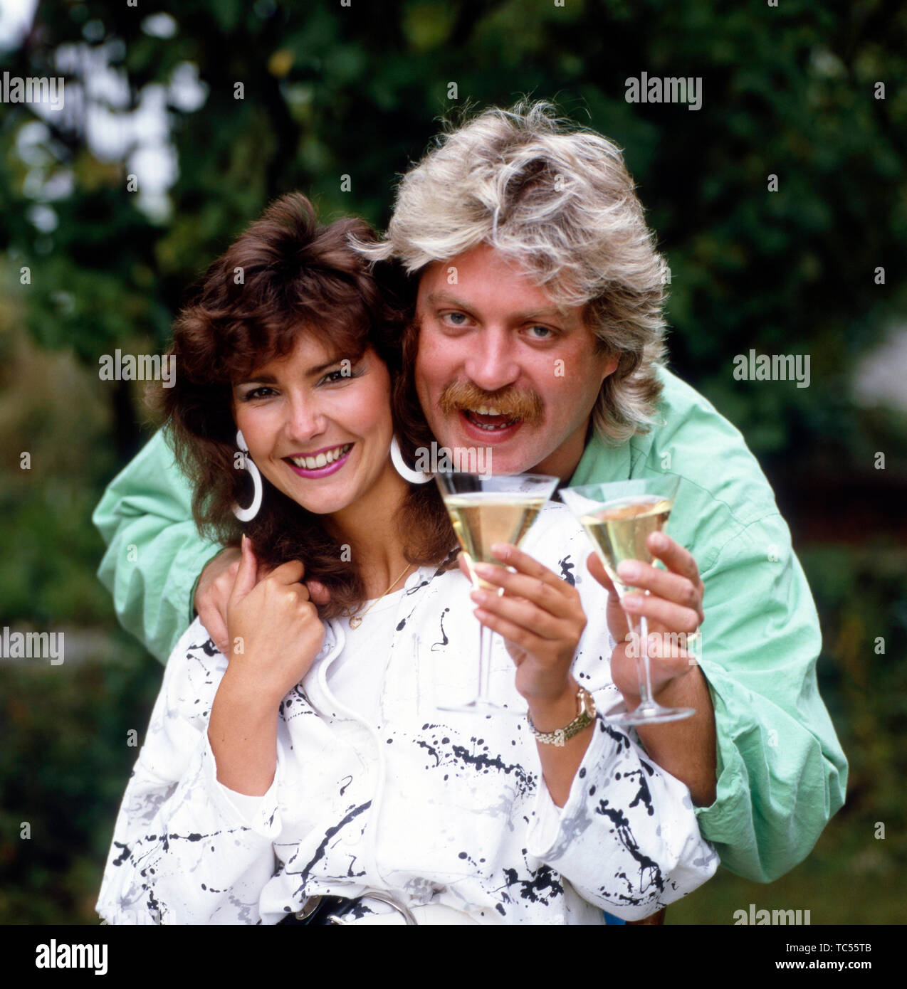 Porträt des Sängers Klaus Baumgart vom Gesangsduo Klaus & Klaus mit Ehefrau Ilona Schulz ...