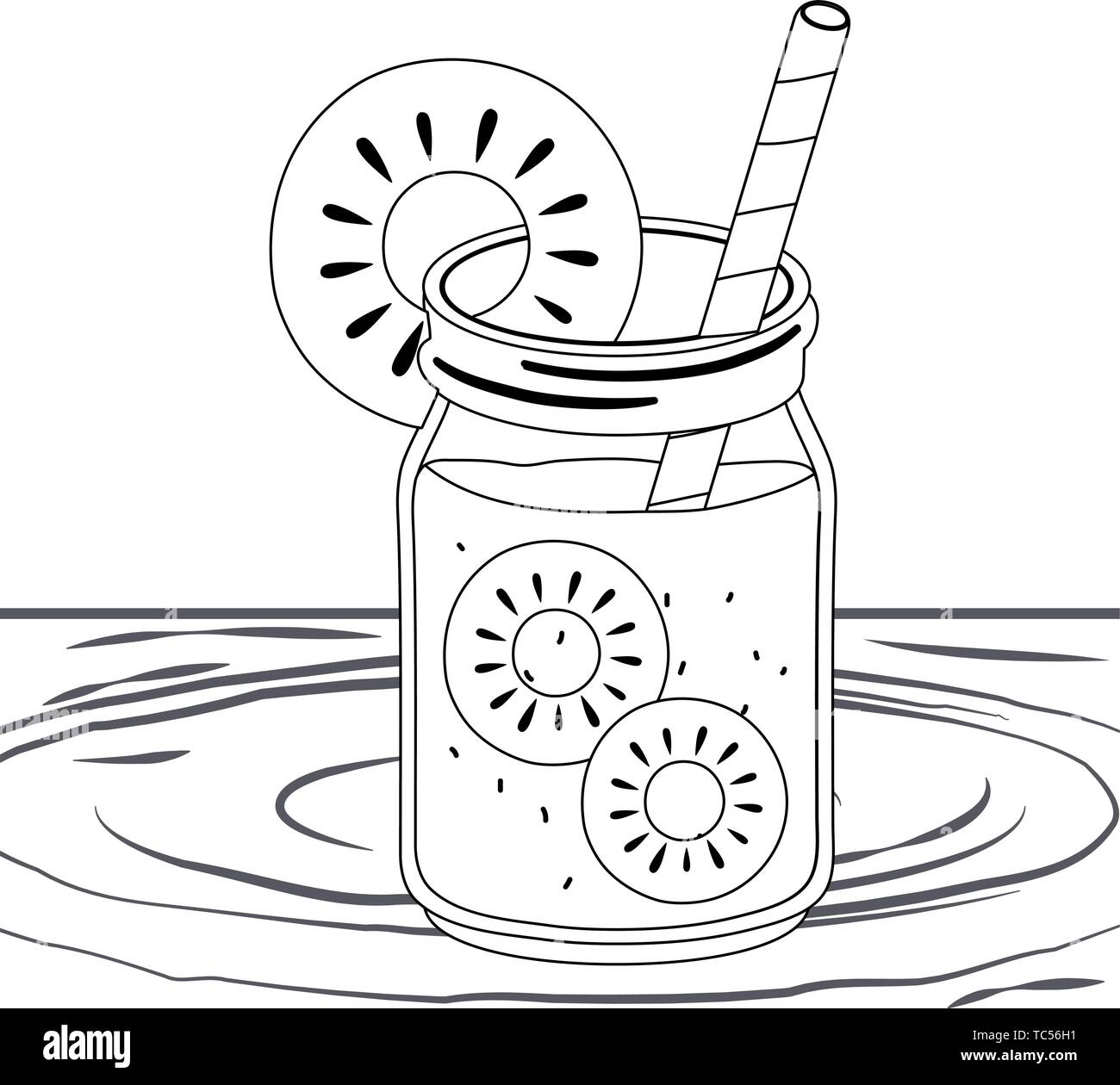 Pineapple juice design, Summer drink glass beverage fresh food and