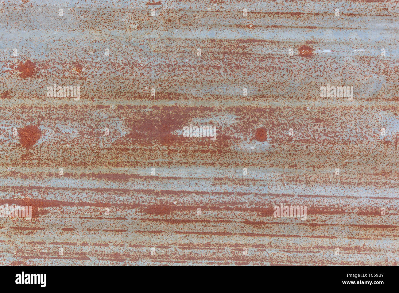 Rusted galvanized iron plate texture Stock Photo