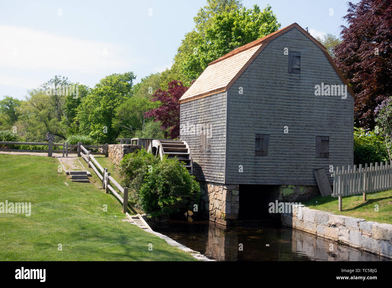 Historic Dexter’s Grist Mill in Sandwich, Cape Cod, Massachusetts USA