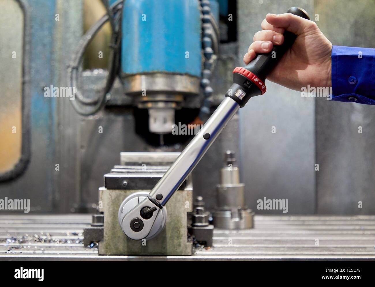 Torque wrench, manual tool, Gipuzkoa, Basque Country, Spain, Europe Stock Photo
