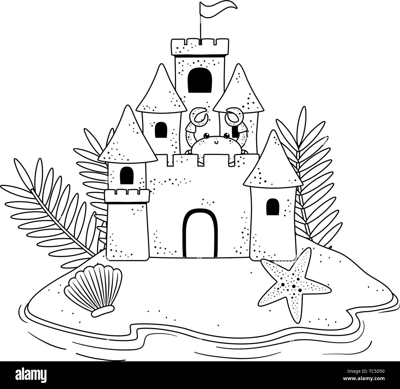 Sand Castle Design Summer Beach Toy Vacation Leisure And Play Theme Vector Illustration Stock Vector Image Art Alamy Almost files can be used for commercial. https www alamy com sand castle design summer beach toy vacation leisure and play theme vector illustration image248441116 html