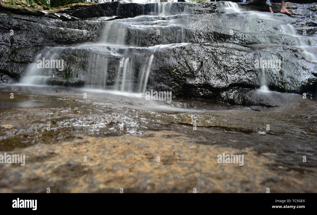 Vattakanal Water Falls in Kodaikanal Hill station of India Stock Photo ...