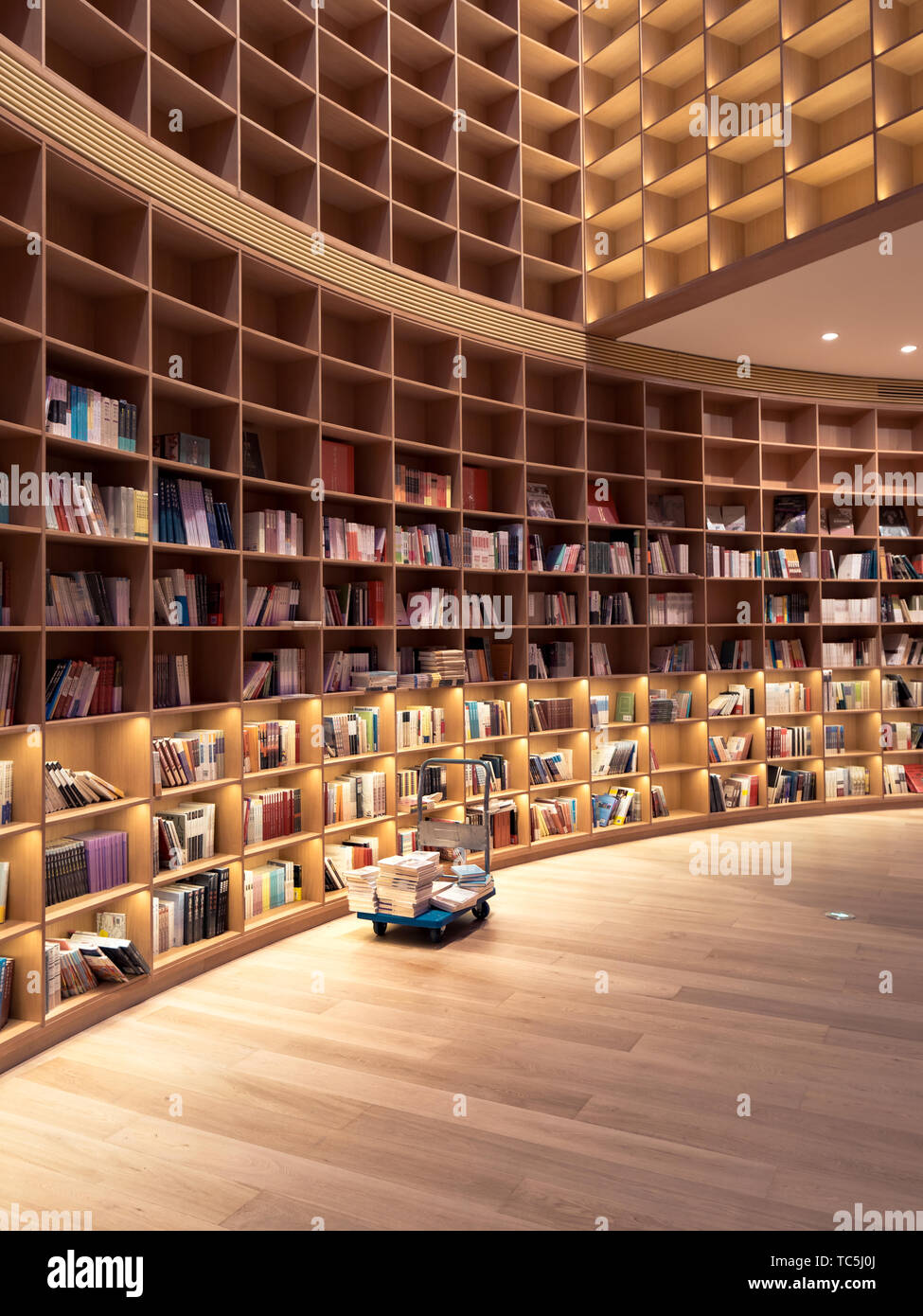 Space of Light Xinhua Bookstore Stock Photo