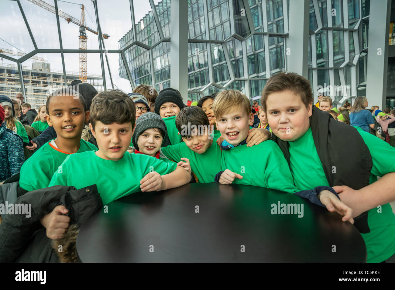 Annual Children's Cultural Celebration, Reykjavik, Iceland Stock Photo
