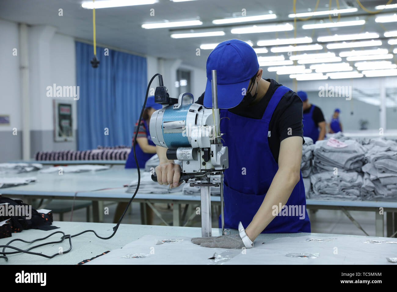 Clothing production Stock Photo Alamy