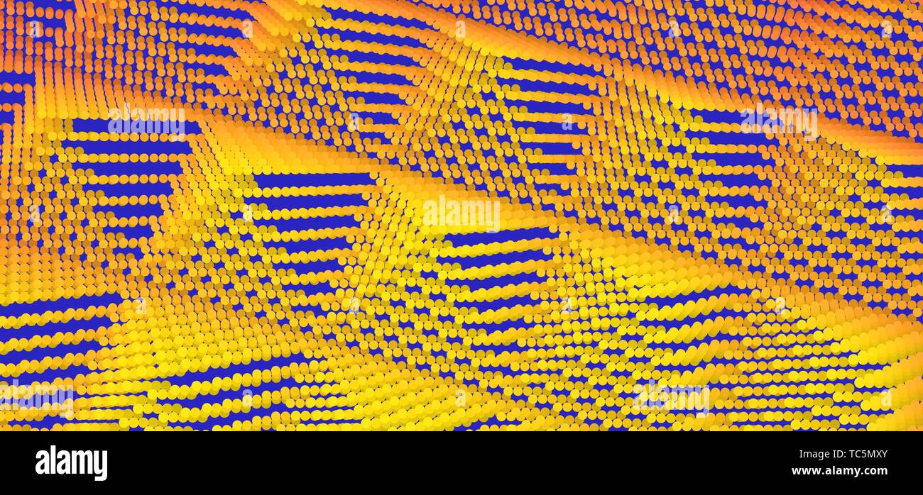 Abstract geometrical background with pyramids. Vector Illustration. Stock Vector