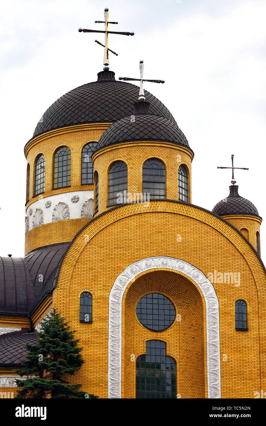 Orthodox Church of the Icon of Our Lady of Czestochowa - Eastern Orthodox Church, Czestochowa, Silesian Voivodeship, southern Poland, Poland, Europe Stock Photo
