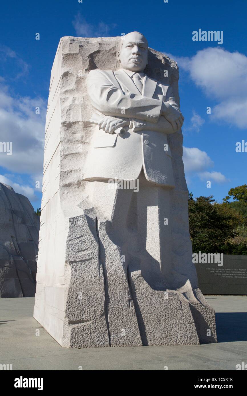 Martin Luther King Jr Memorial Washington D C Usa Stock Photo
