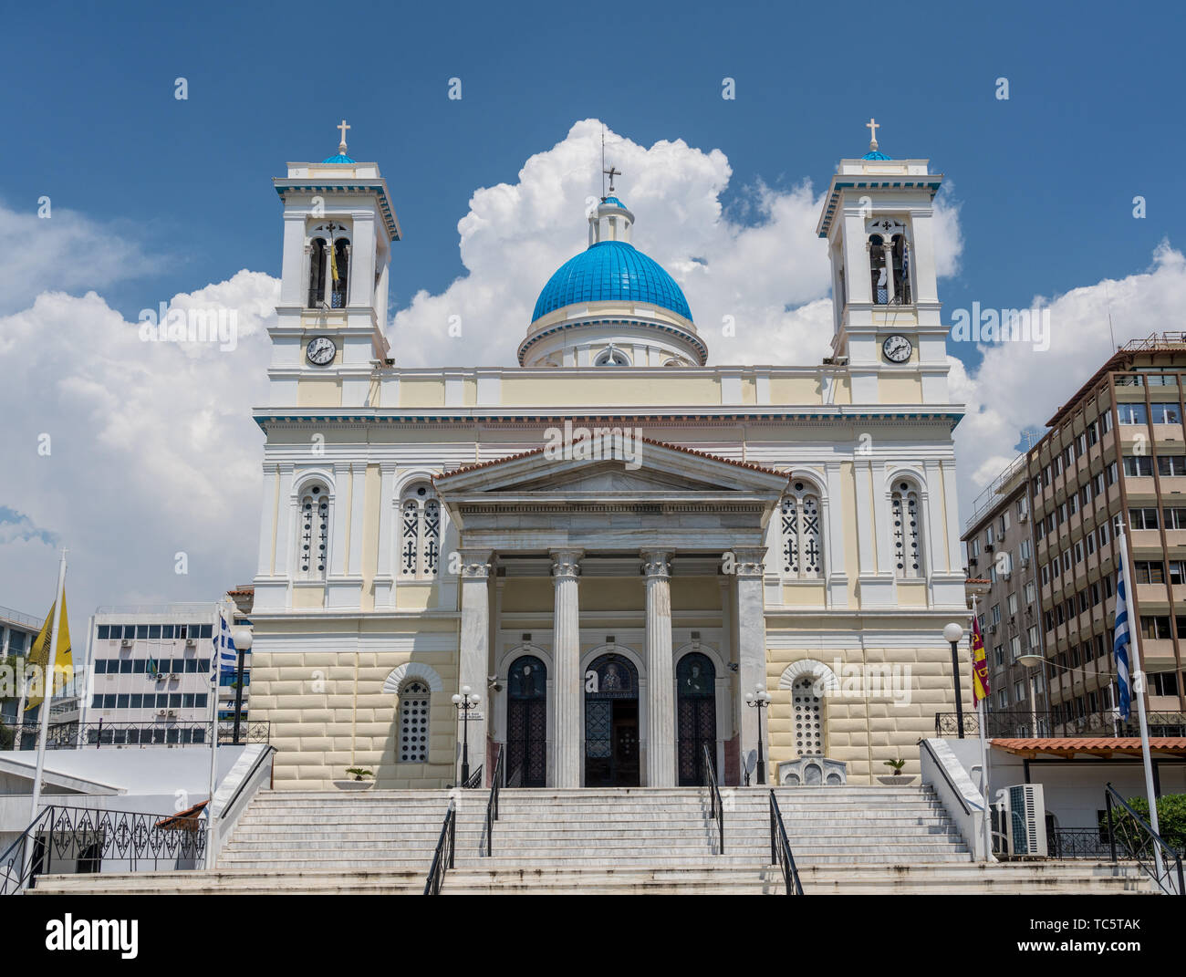 Church of St Nicholas in Piraeus Greece Stock Photo