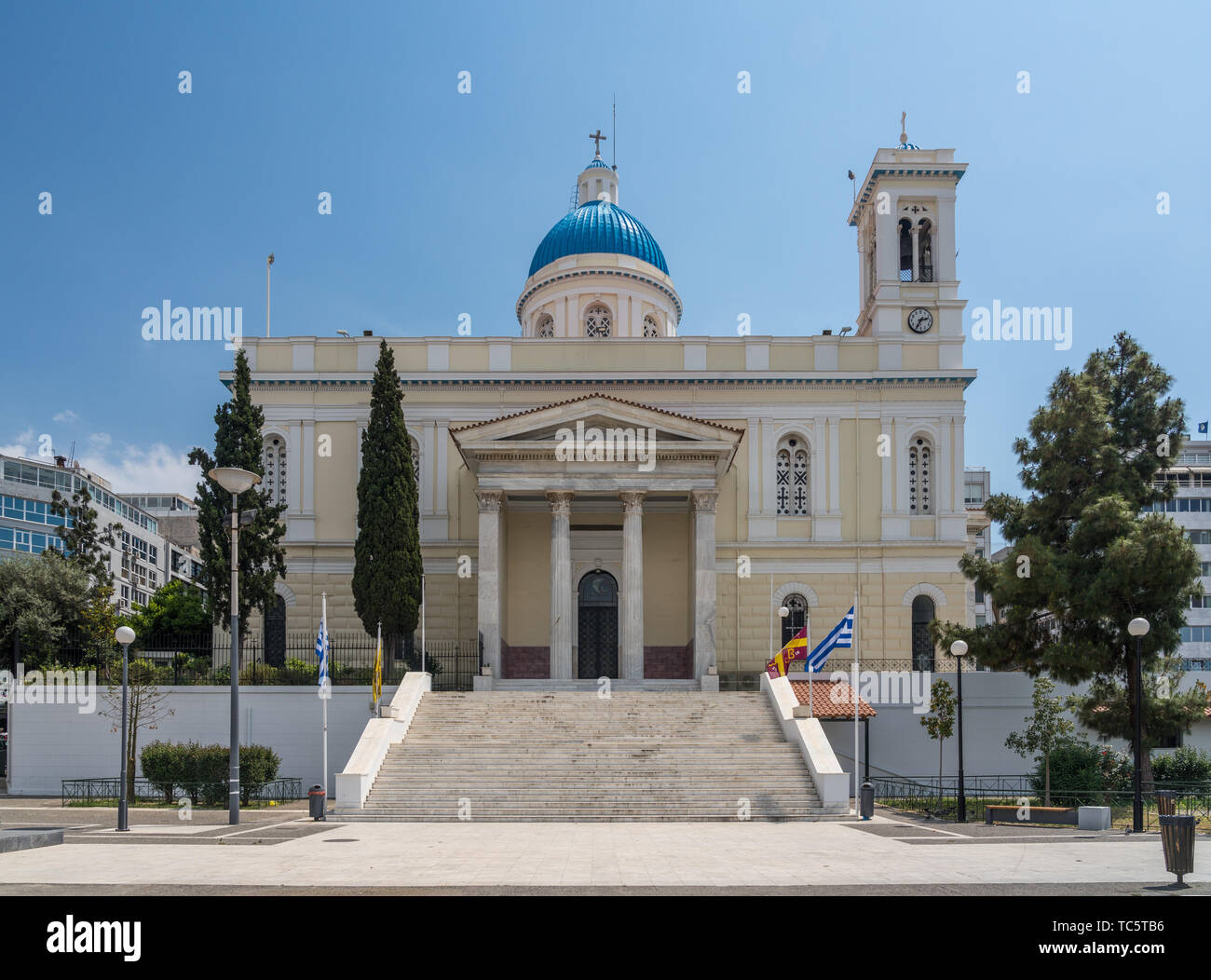 Church of St Nicholas in Piraeus Greece Stock Photo