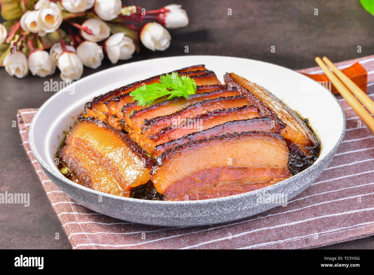 Button Meat Sichuan cuisine buttoned meat HD picture Stock Photo - Alamy