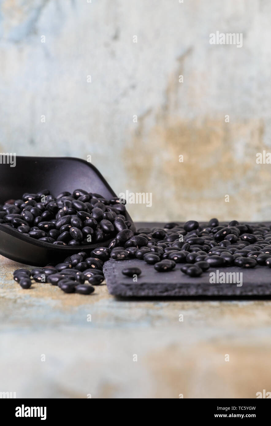 Nutrientrich black beans Stock Photo Alamy