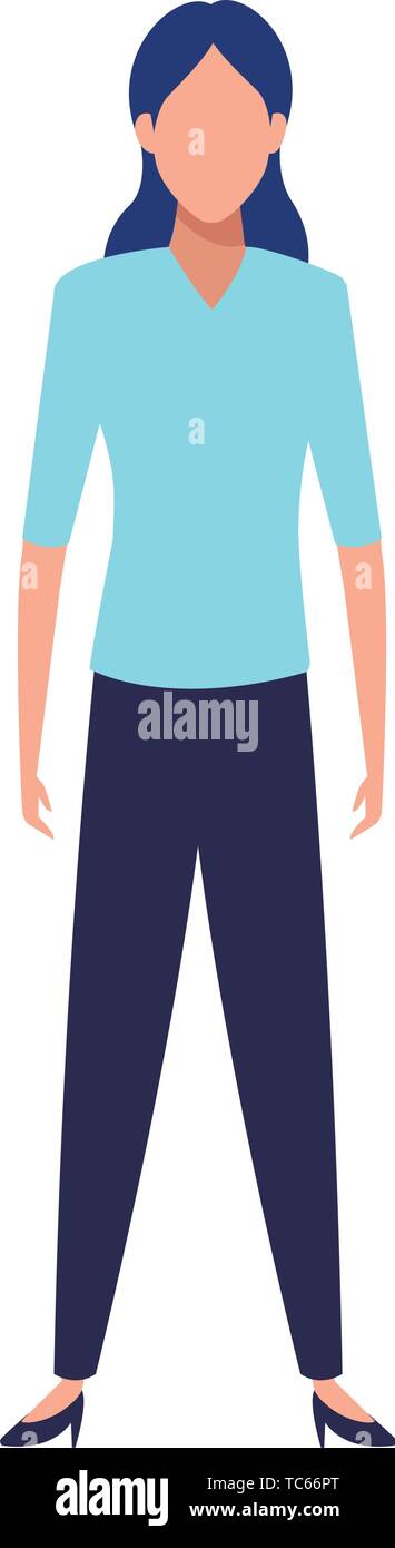 business woman avatar cartoon character Stock Vector Image & Art - Alamy