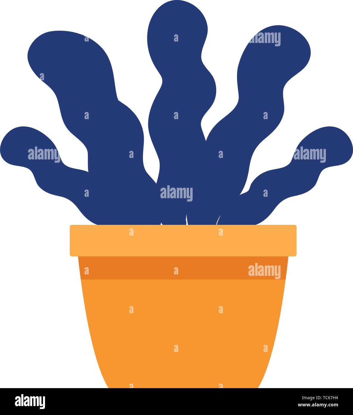 plant on a pot icon Stock Vector Image & Art - Alamy