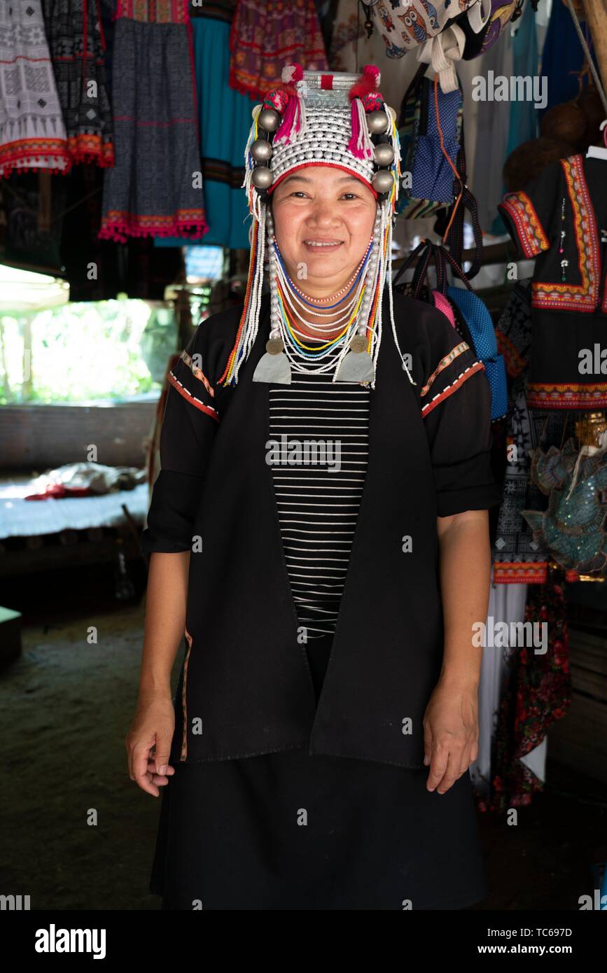 Akha hill tribe people hi-res stock photography and images - Alamy