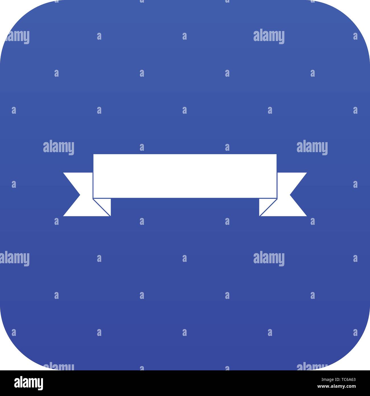 Ribbon icon digital blue Stock Vector Image & Art - Alamy