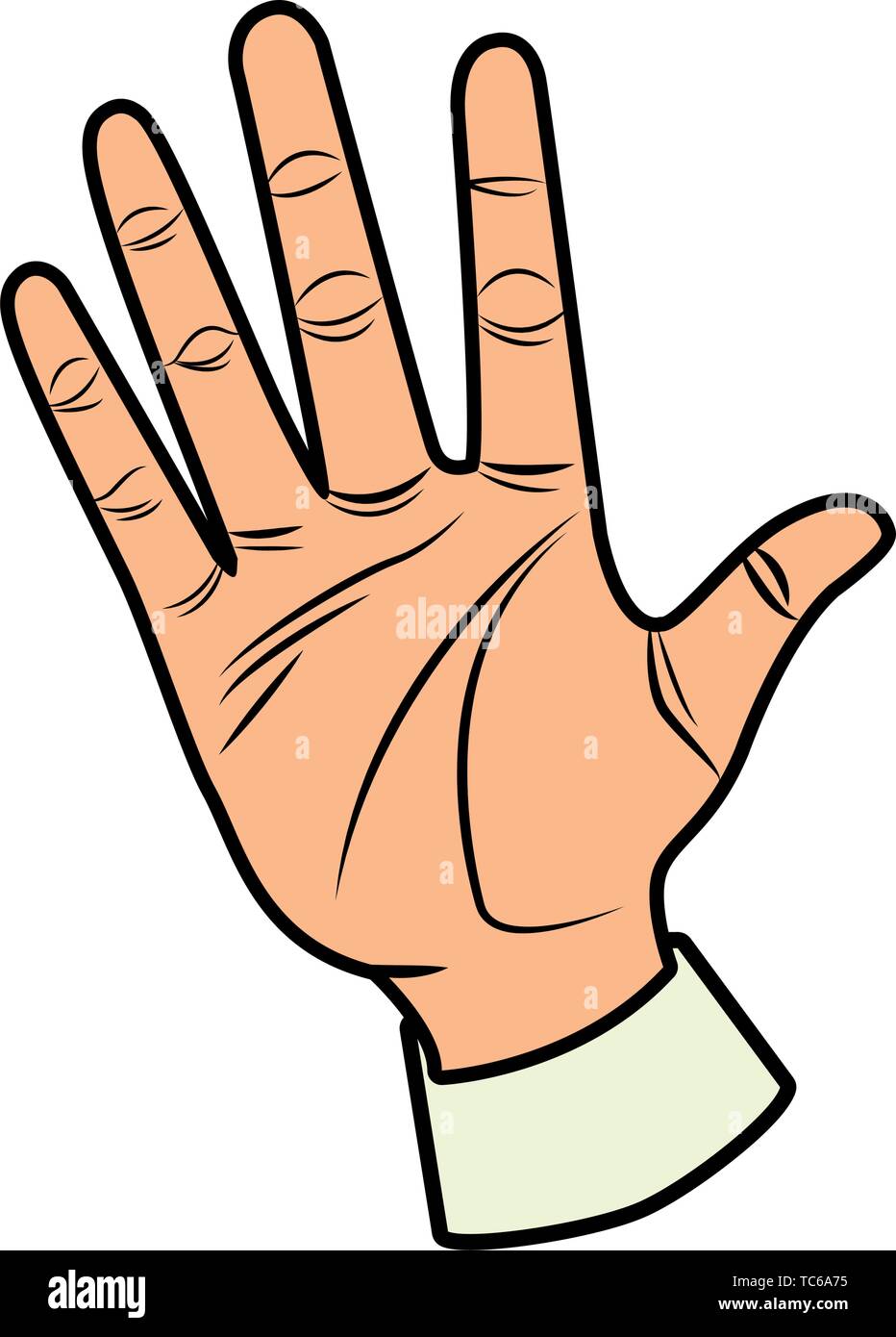hand gesture icon cartoon isolated Stock Vector Image & Art - Alamy