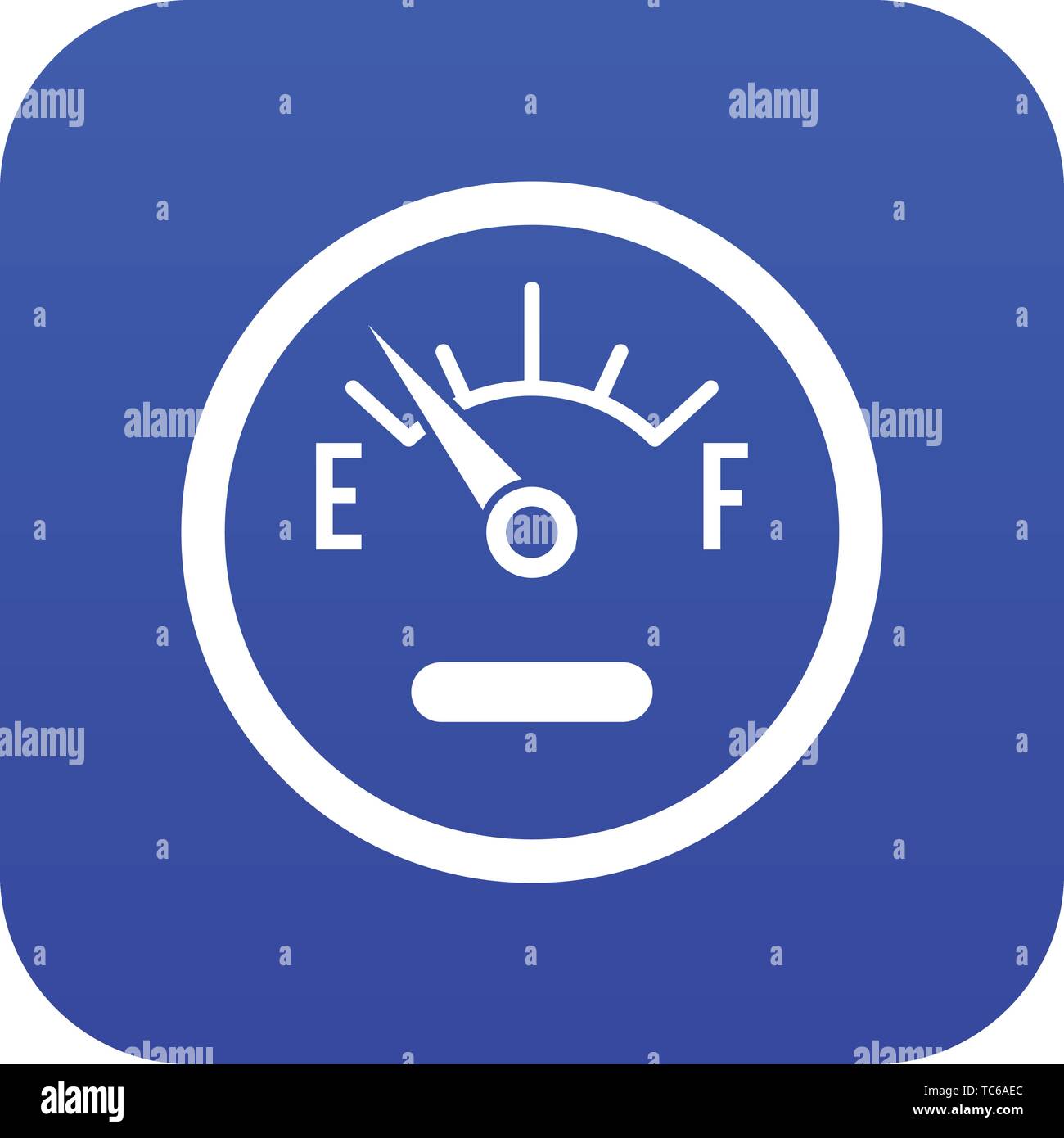 Fuel sensor icon digital blue Stock Vector Image & Art Alamy