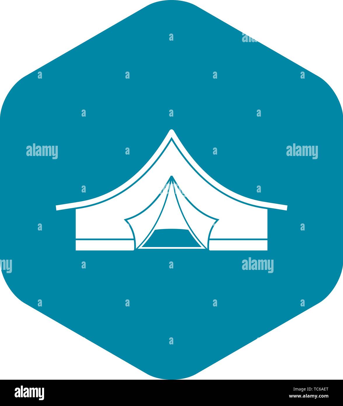 Tourist tent icon, simple style Stock Vector Image & Art - Alamy