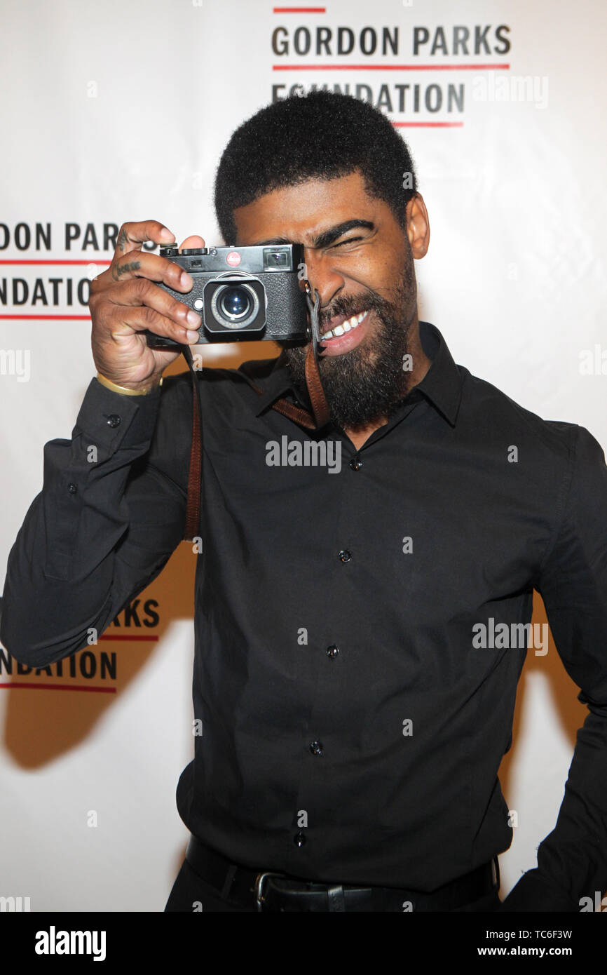 NEW YORK, NEW YORK-JUNE 4: Photographer Devon Allen attends the 2019 Gordon Parks Foundation Awards Dinner and Auction Red Carpet celebrating the Arts & Social Justice held at Cipriani 42nd Street on June 4, 2019 in New York City.  Photo Credit: Mpi43/MediaPunch Stock Photo