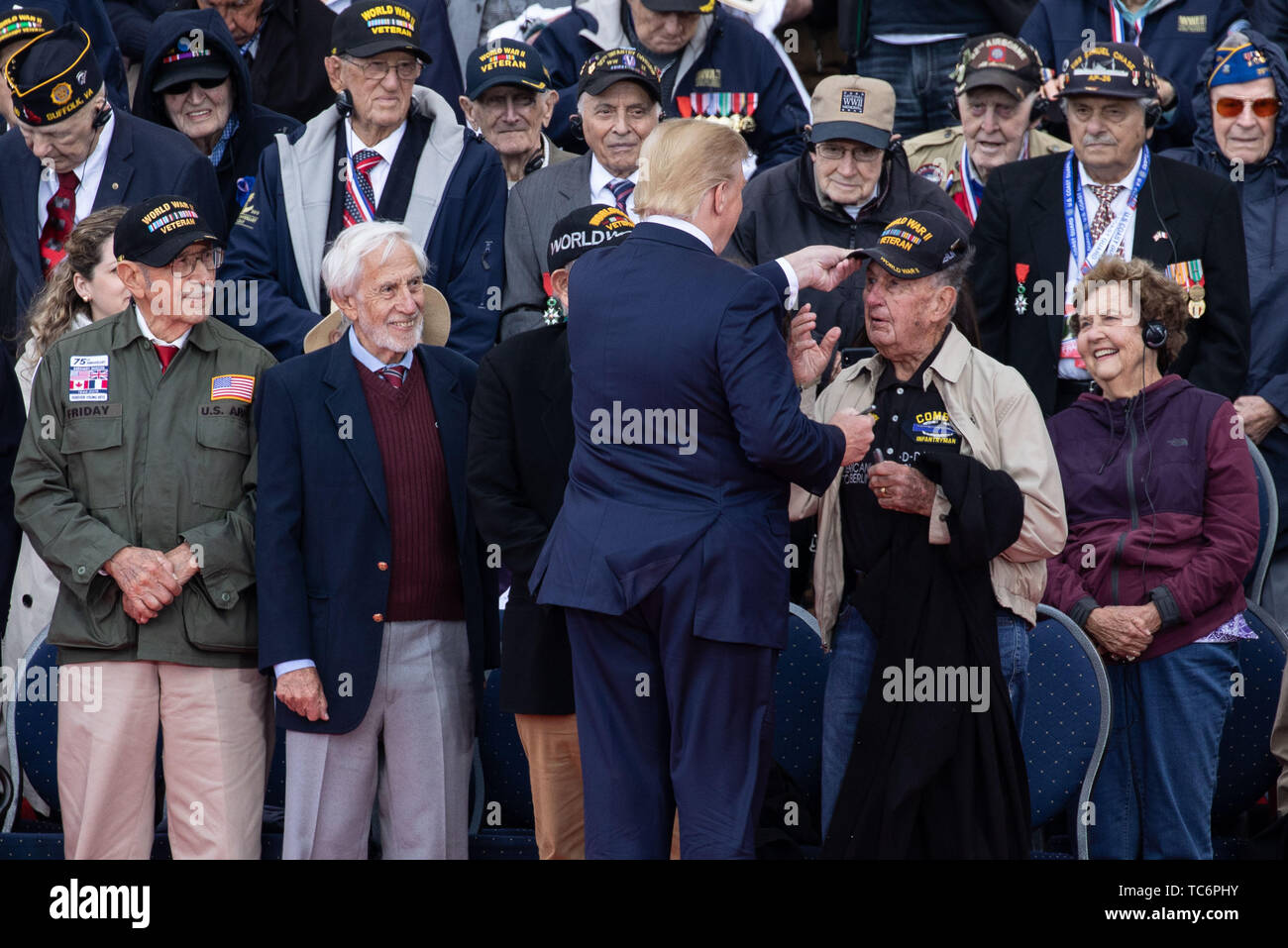 Colleville Sur Mer Normandy France 06th June 2019 Us