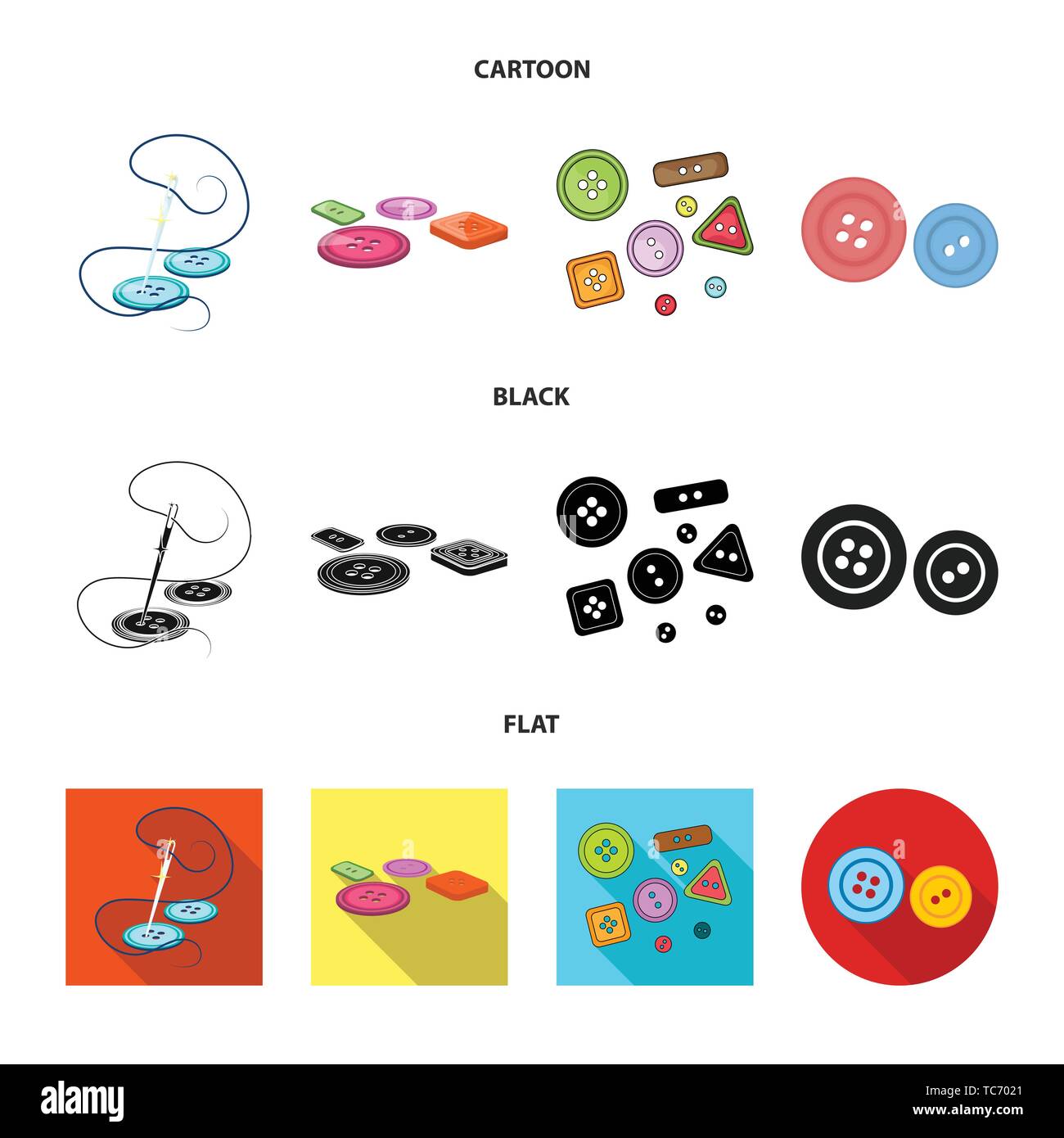 Isolated object of button and circle symbol. Set of button and banner ...