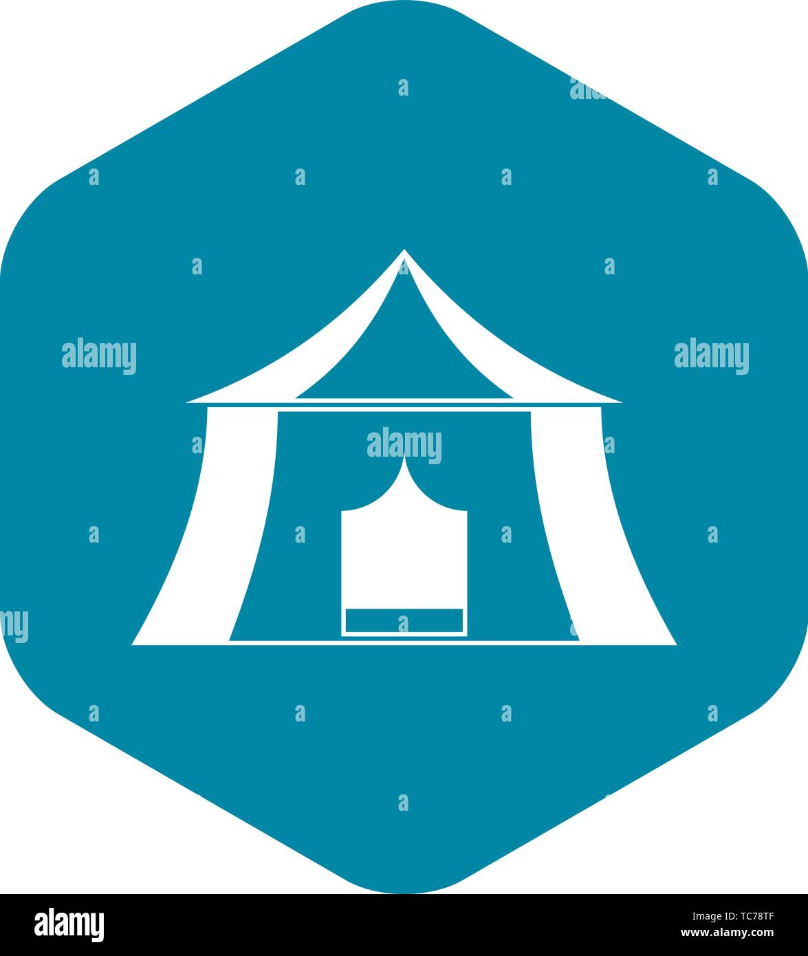 Hiking pavilion icon, simple style Stock Vector Image & Art - Alamy