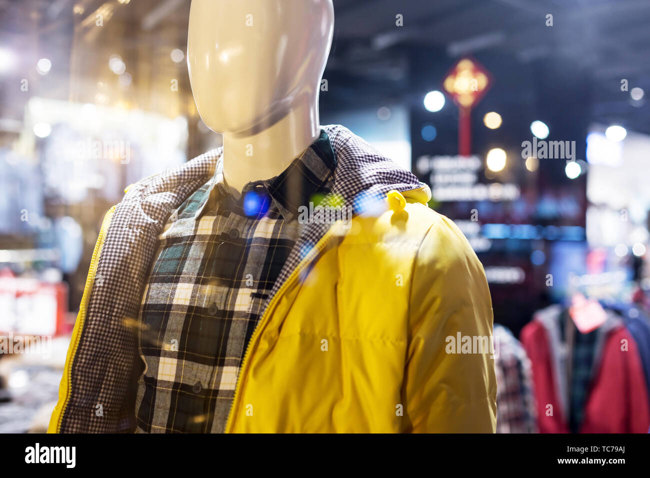 Interior of fashion stores Stock Photo Alamy