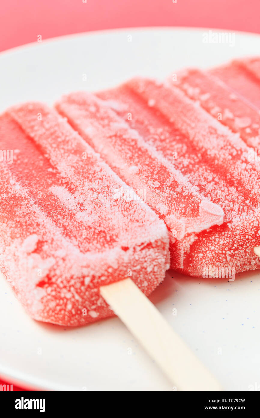 Hawthornflavored ice cream and cold drinks Stock Photo Alamy